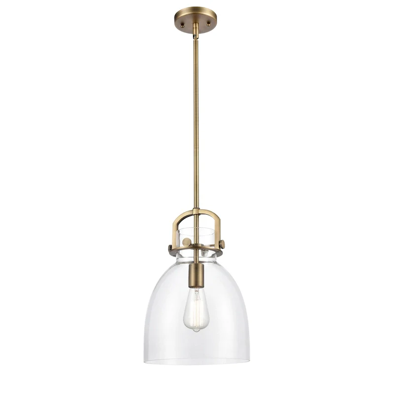 Innovations Lighting Newton Bell - 1 Light 10  Stem Hung Pendant