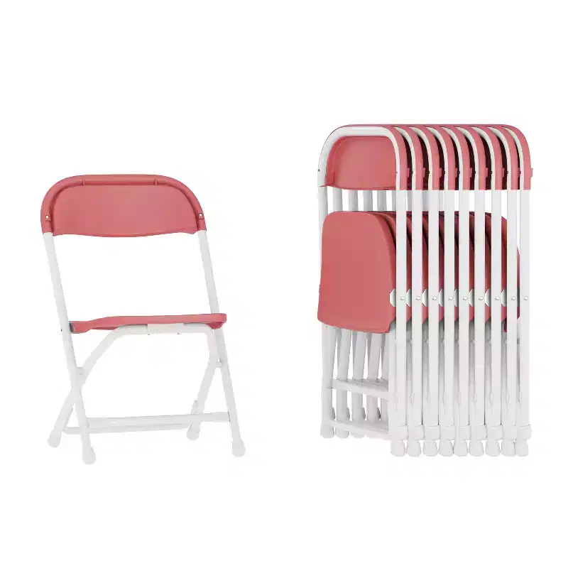 Flash Furniture 10 Pack Kids Plastic Folding Chair