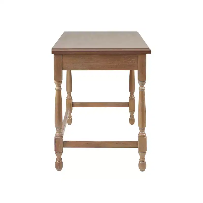 GDFStudio Crista Traditional Wooden Desk with 1 Drawer