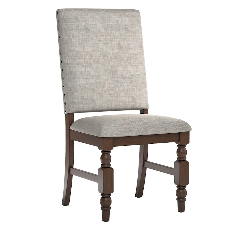 Flatiron Nailhead Upholstered Dining Chairs (Set of 2) by iNSPIRE Q Classic