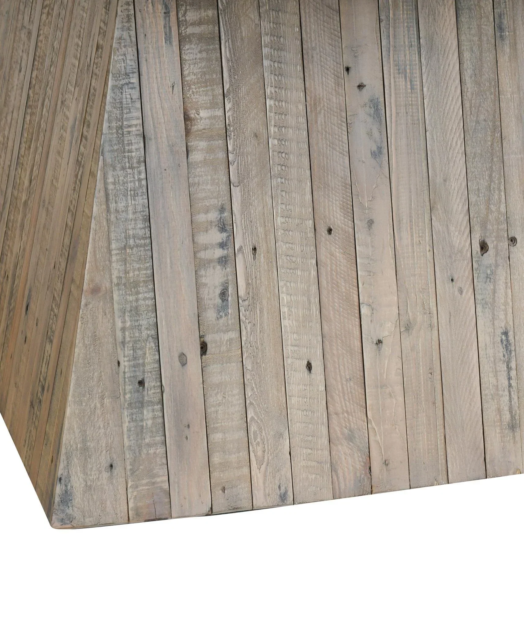 Grange Reclaimed Pine 94 Dining Table - Natural/Antique White