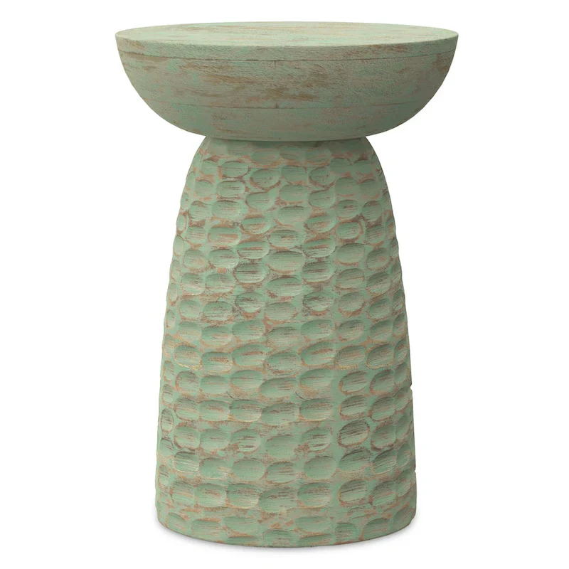 Solid Wood Accent Table - 12.6
