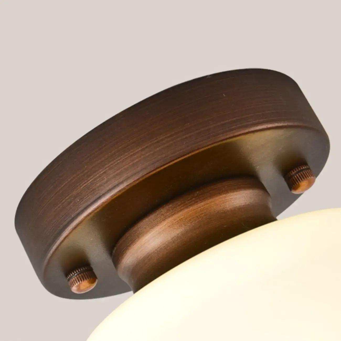 5 to 9 Inch Cube Glass Metal Semi Flush Ceiling Light