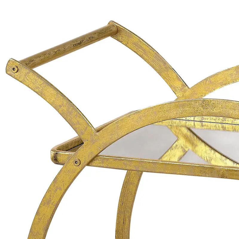 Sterling Ring Bar Cart