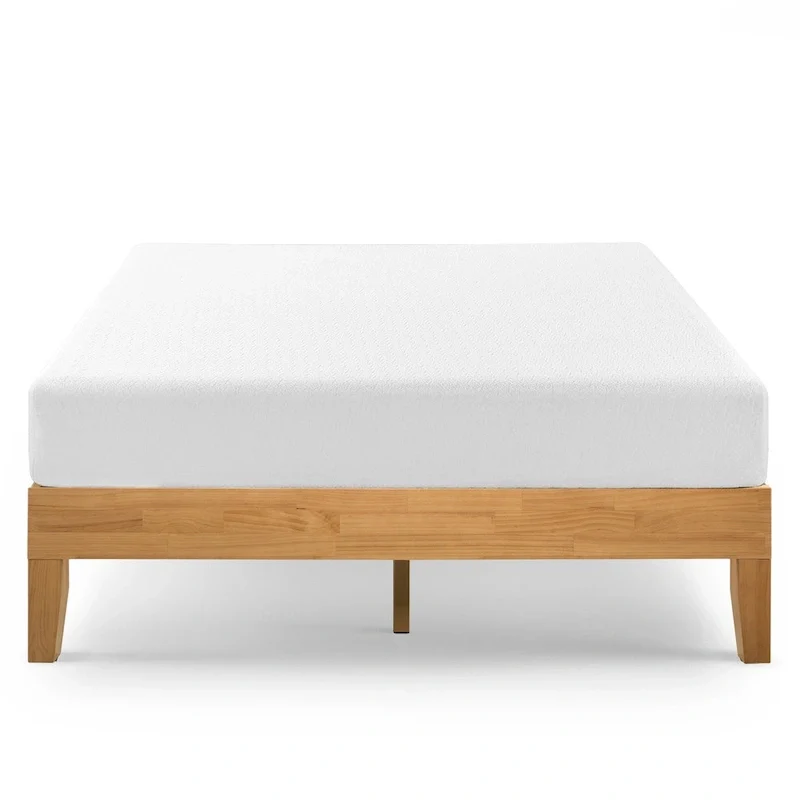 Priage by Zinus Deluxe Solid Pine Wood 14-inch Platform Bed