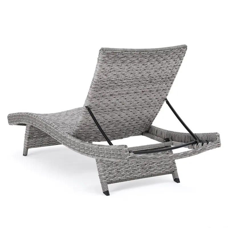 Crete Wicker Chaise Lounge