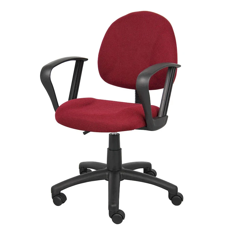 Boss Burgundy Mid-back Ergonomic Task Chair