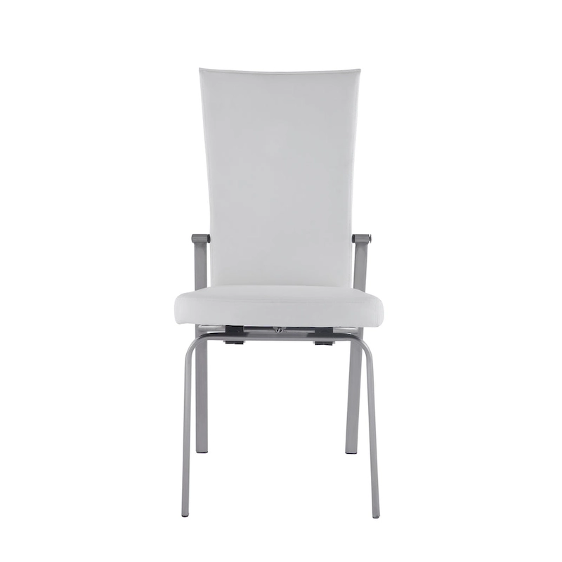 Somette Elektra Matte White 5-Piece Dining Set