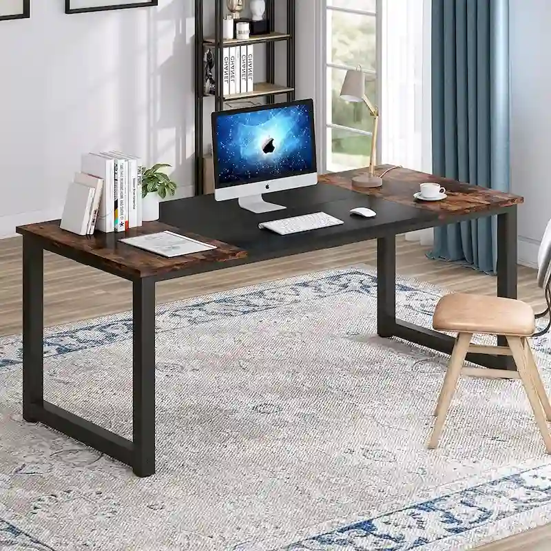 70.8 Large Computer Desk Conference Table with Thicken Frame