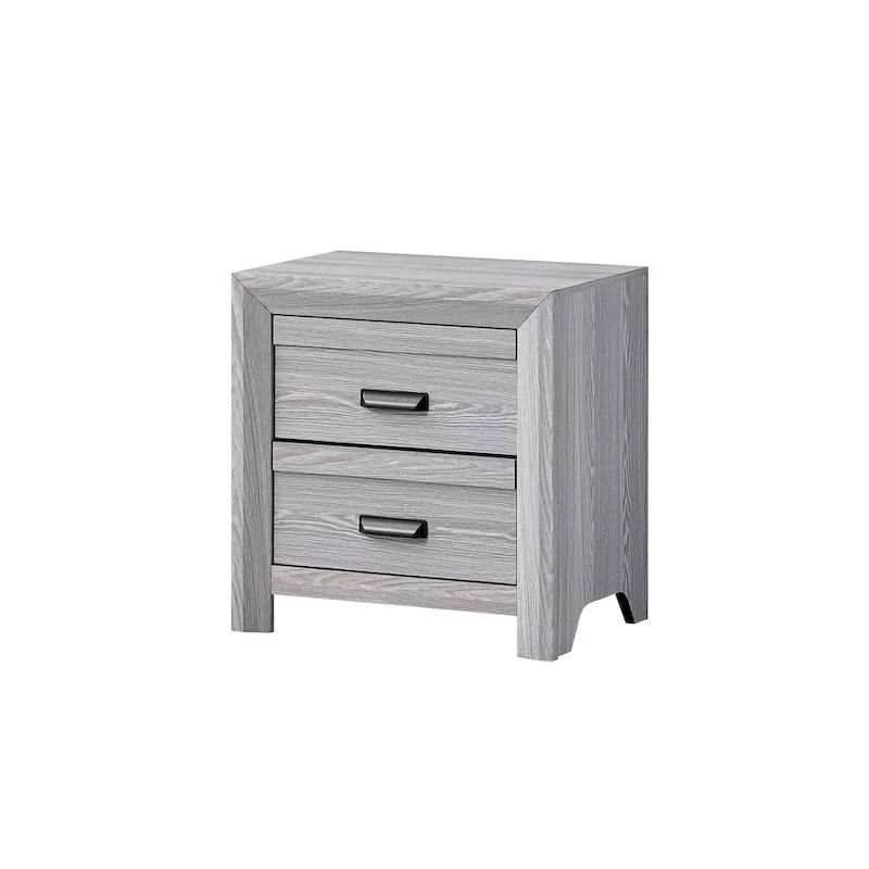 Essa 4 Piece Gray Panel Bedroom Set