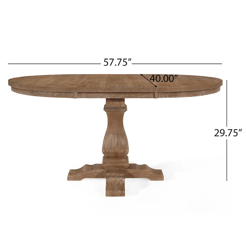 Castner Wood Dining Table by Christopher Knight Home
