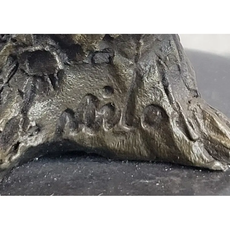 Miniature Bronze Owl Bird Statuette Sculpture Figure Bookend 6 Inches X 3 Inches