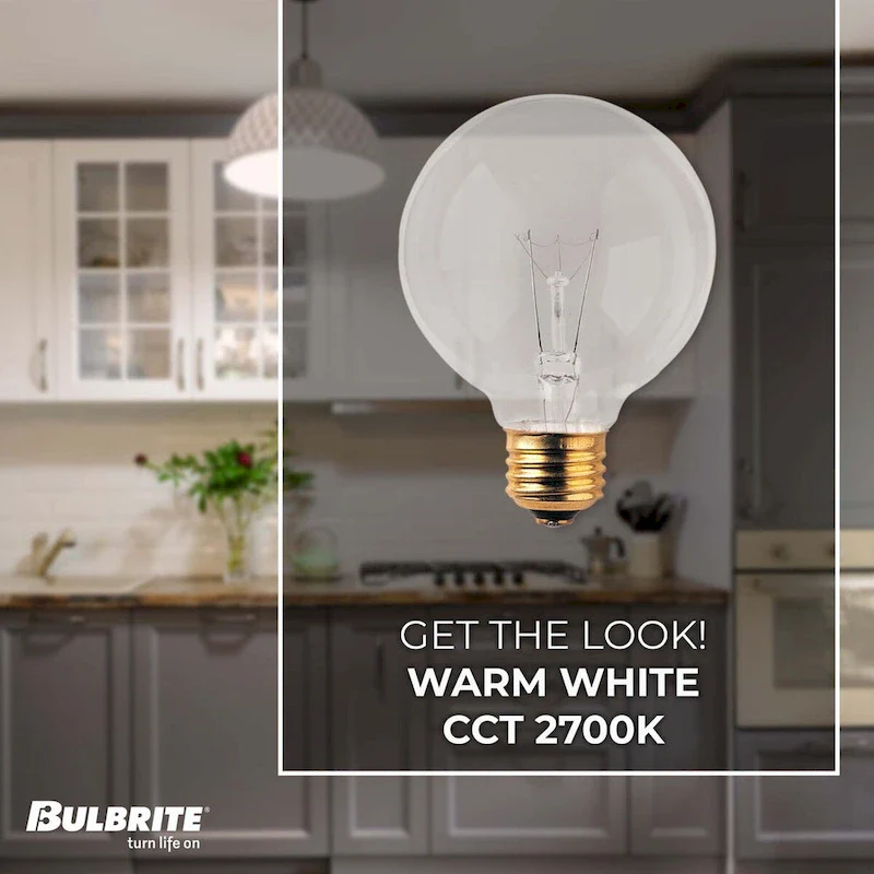 Bulbrite Pack of (24) 40 Watt Dimmable G25 Incandescent Light Bulbs with Medium (E26) Base, 2700K Warm White Light