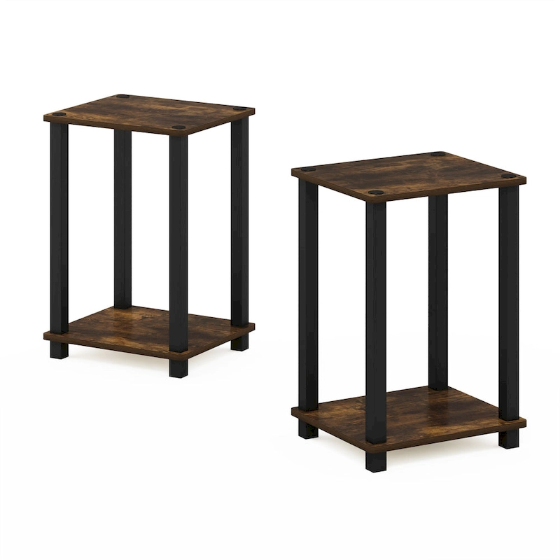 Furinno Simplistic End Table, Small, Set of 2