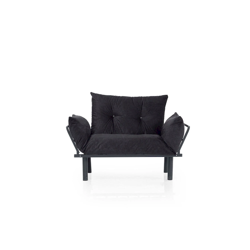 Sadio Metal Frame Loveseat With Removable Cushions