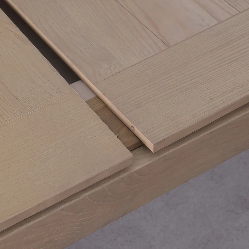 Olivia 8ft Driftwood Ash Billiard Slate Pool Table with Dining Top