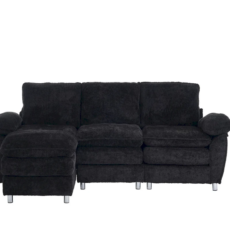 Modern Deep 3-Seat Sofa Couch