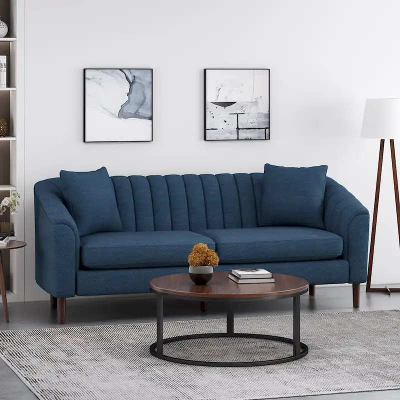 Ansonia Channel-tufted Sofa by Christopher Knight Home