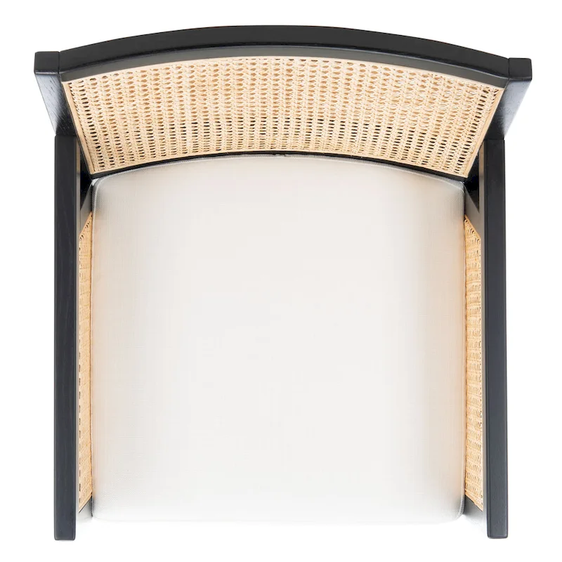 SAFAVIEH Couture Lupita Rattan Dining Chair - 21.9 W x 24.8 L x 33.9 H - 22Wx25Dx34H