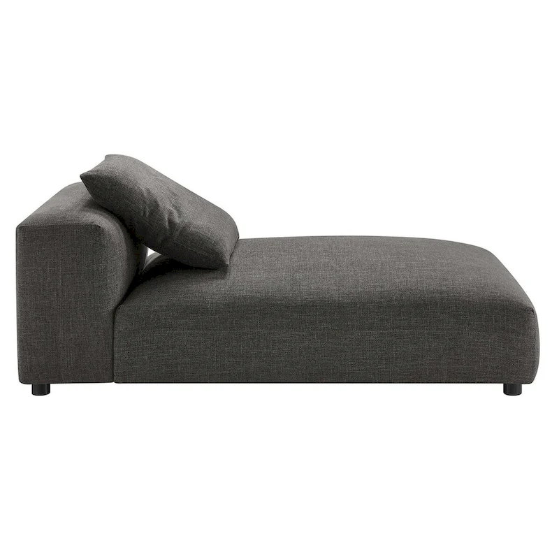 Solace Modular Upholstered Fabric Armless Chaise Lounge