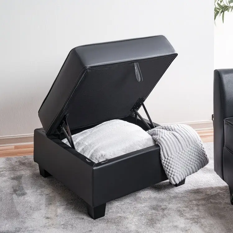 Modern DIY Convertible Modular Sectional Ultimate Sofa Collection - Optional Ottoman Middle and Armrest Modules