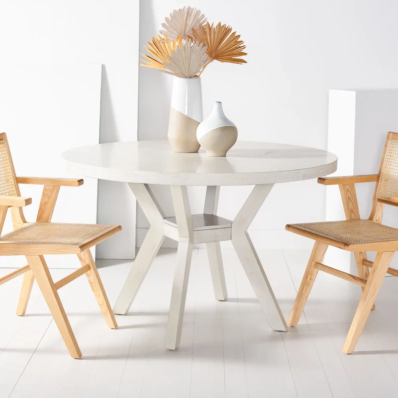 Round Solid Wood Dining Table