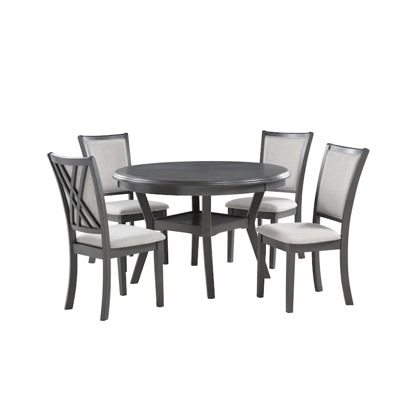 New Classic Furniture Baart 5-Piece Round Dining Set