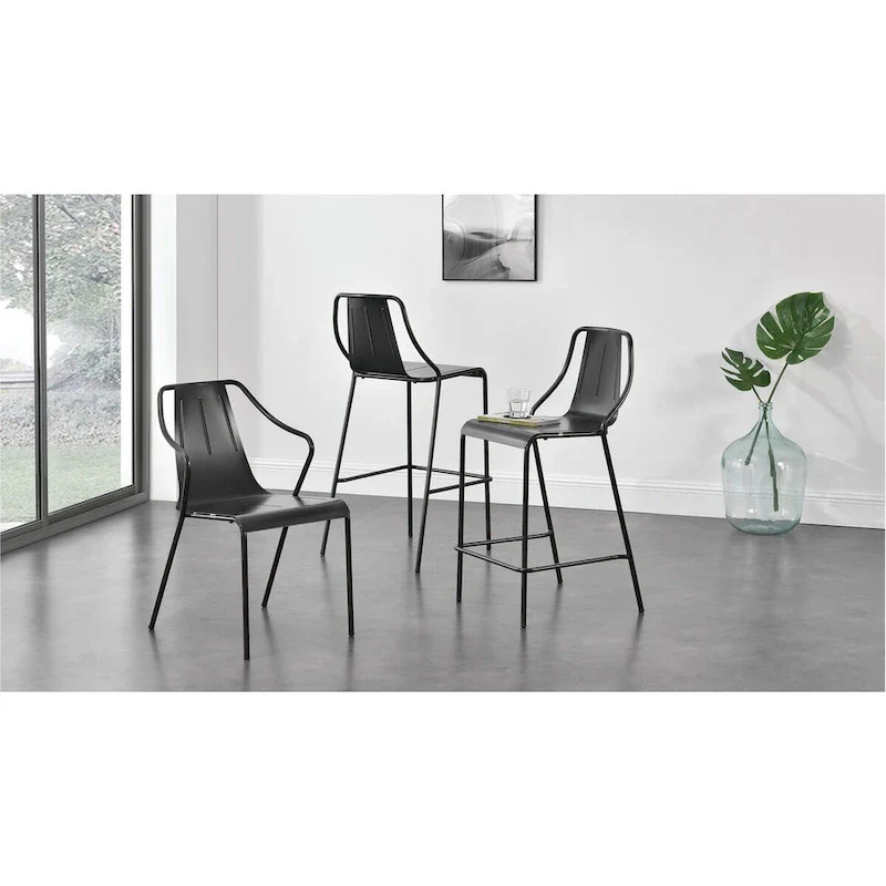 Callum Metal Chair, (Set of 4)