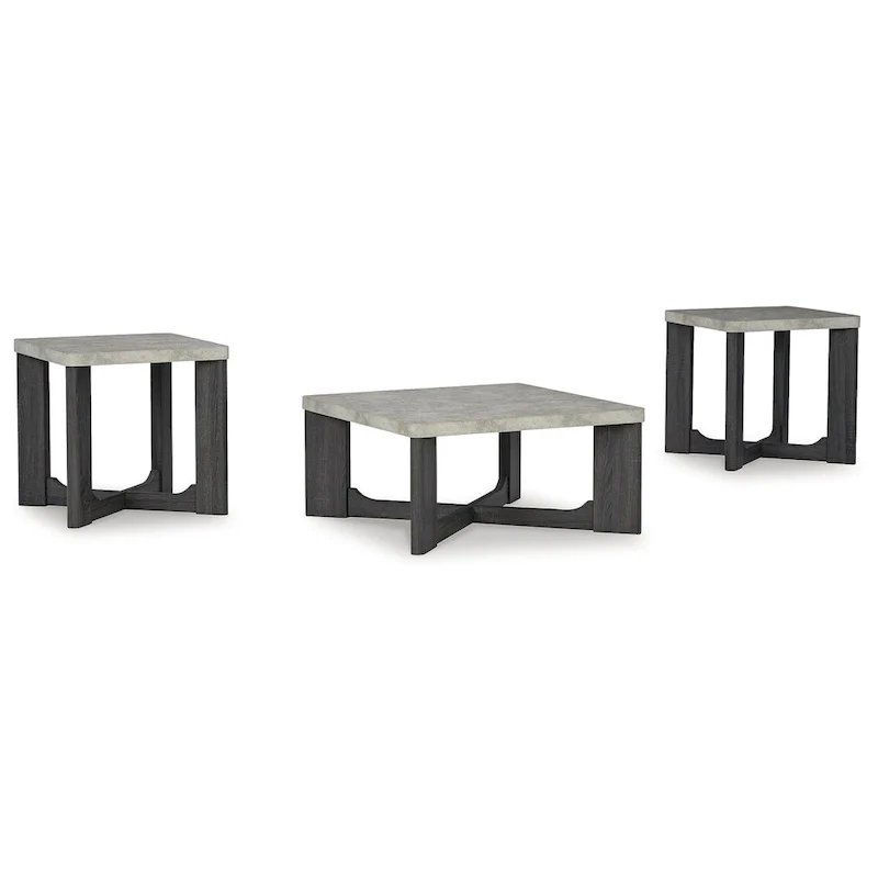 Signature Design by Ashley Garnilly Table (Set of 3) - 35W x 35D x 17H