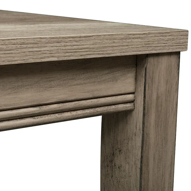 The Gray Barn Sun Valley Sandstone Rectangular Leg Table - Brown