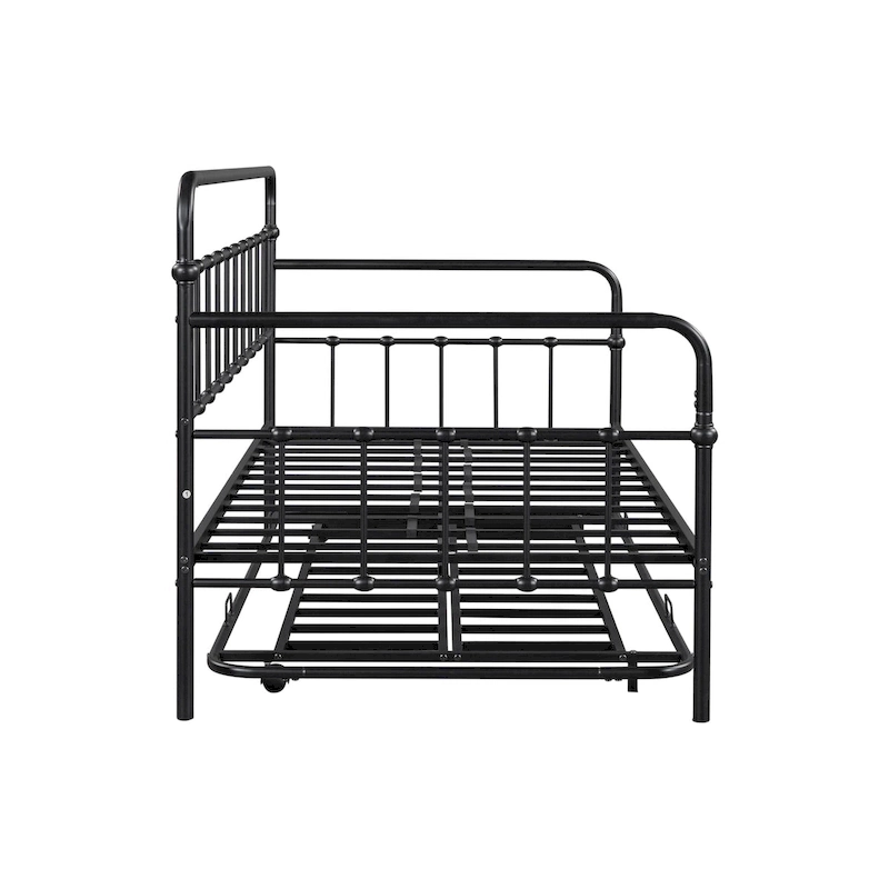 Metal Frame Daybed with trundle