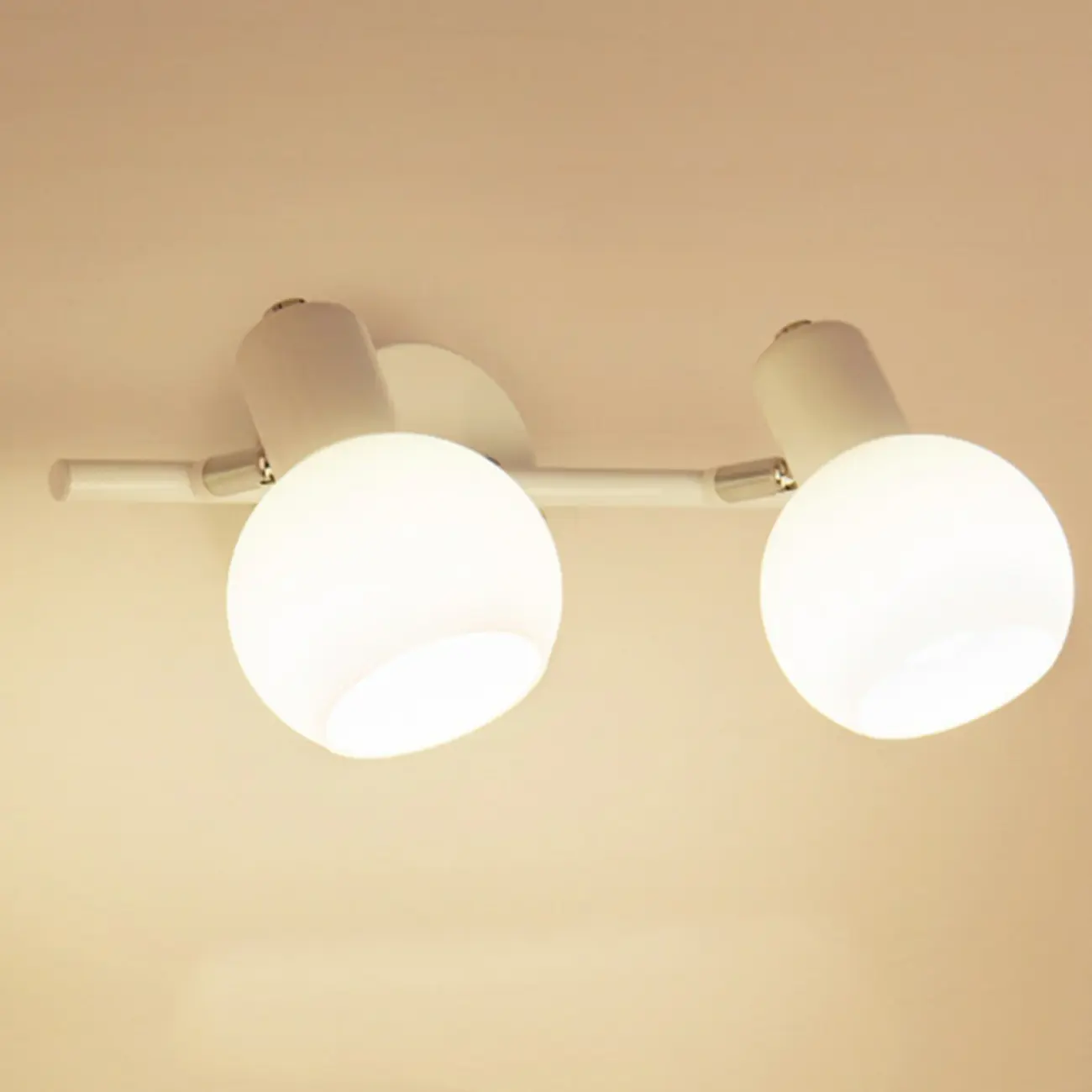 Modern Metal Black Glass Dome Bathroom Vanity Light