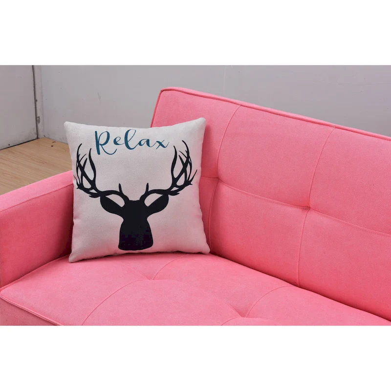 Velvet Wingback Push Back Recliner Chair