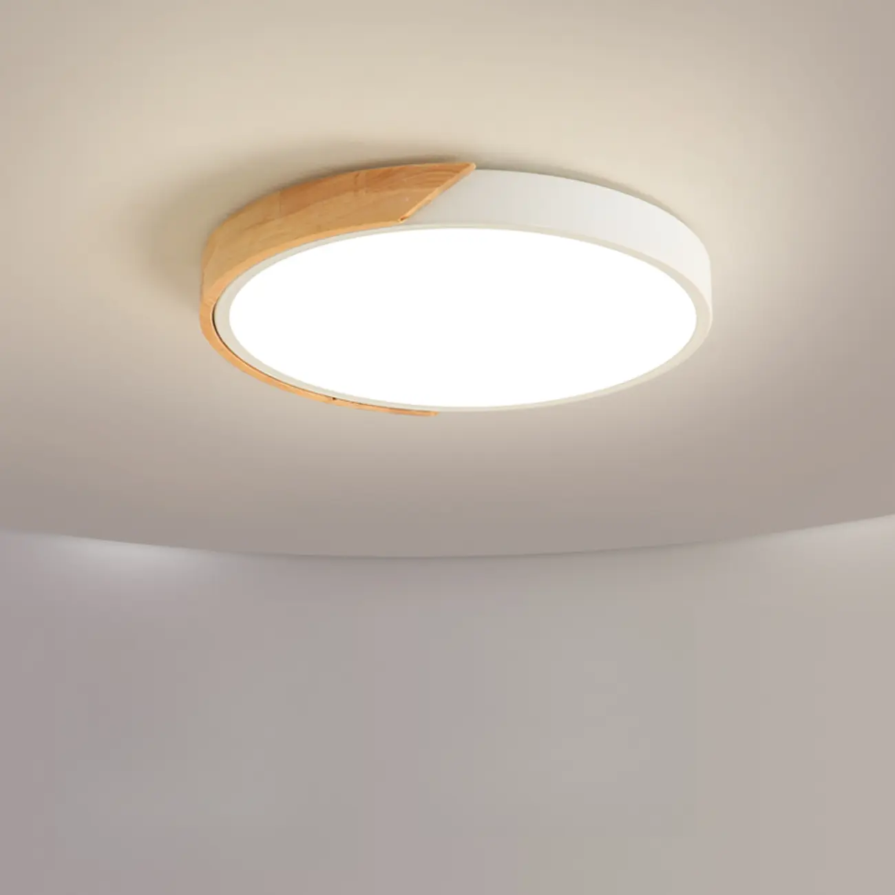 2Modern Circular Flush Ceiling Light for Residential Use