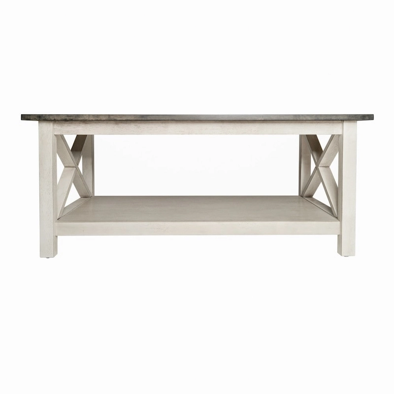 Solid Wood Traditional Farmhouse Coffee Table