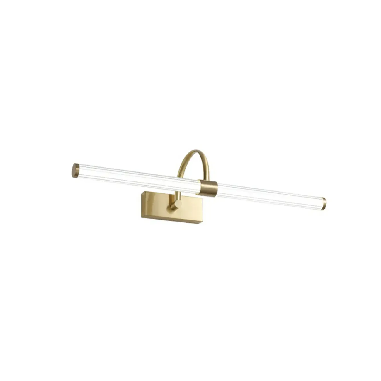 Multi Dimming Modern Linear Copper Bathroom Wall Lights