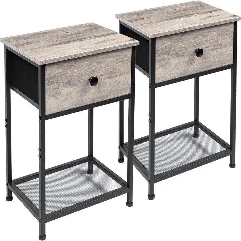 Small Bedroom Night Stands - 15.74D x 11.8W x 21.65H