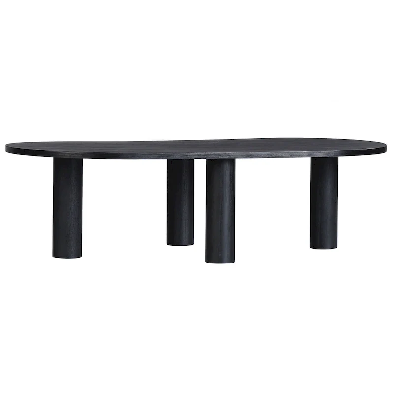 Kali Oval Mango Wood Coffee Table by East at Main