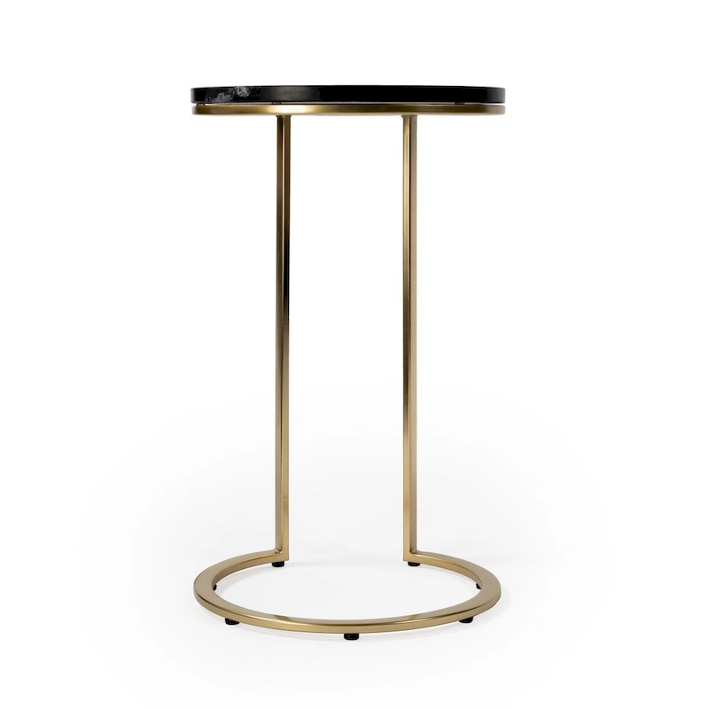 Butler Shounderia Black Marble Accent Table