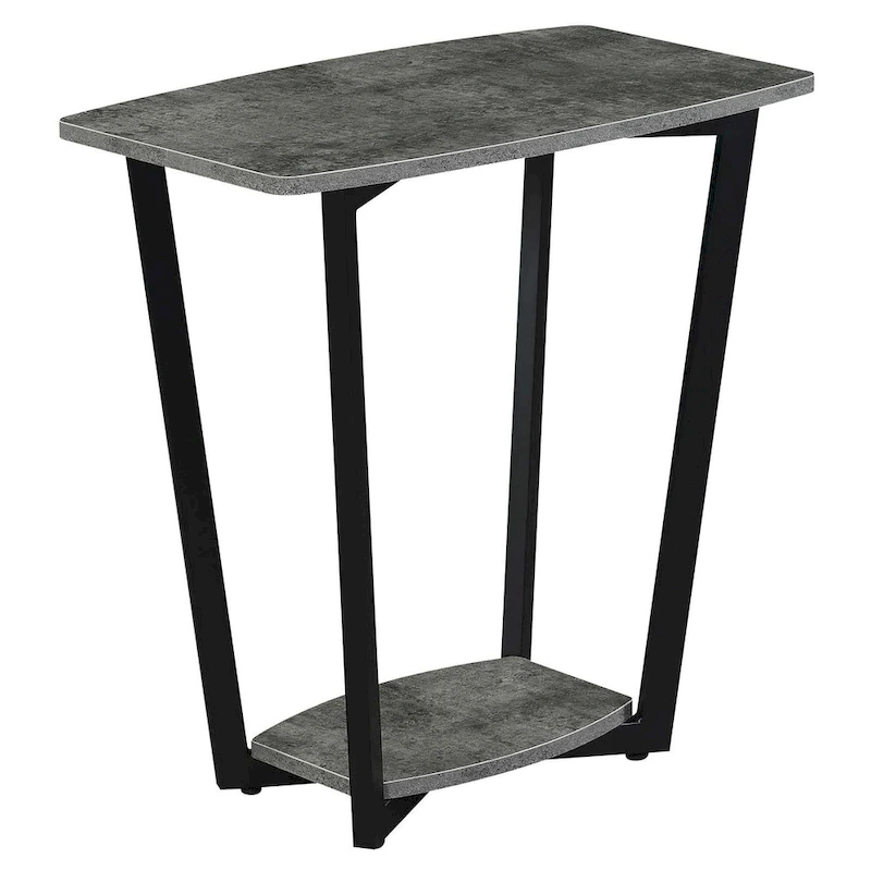 Convenience Concepts Graystone End Table with Shelf