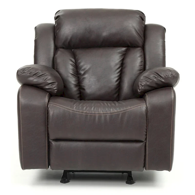 Daria Faux Leather Upholstery Reclining Chair - 38L x 37W x 41H