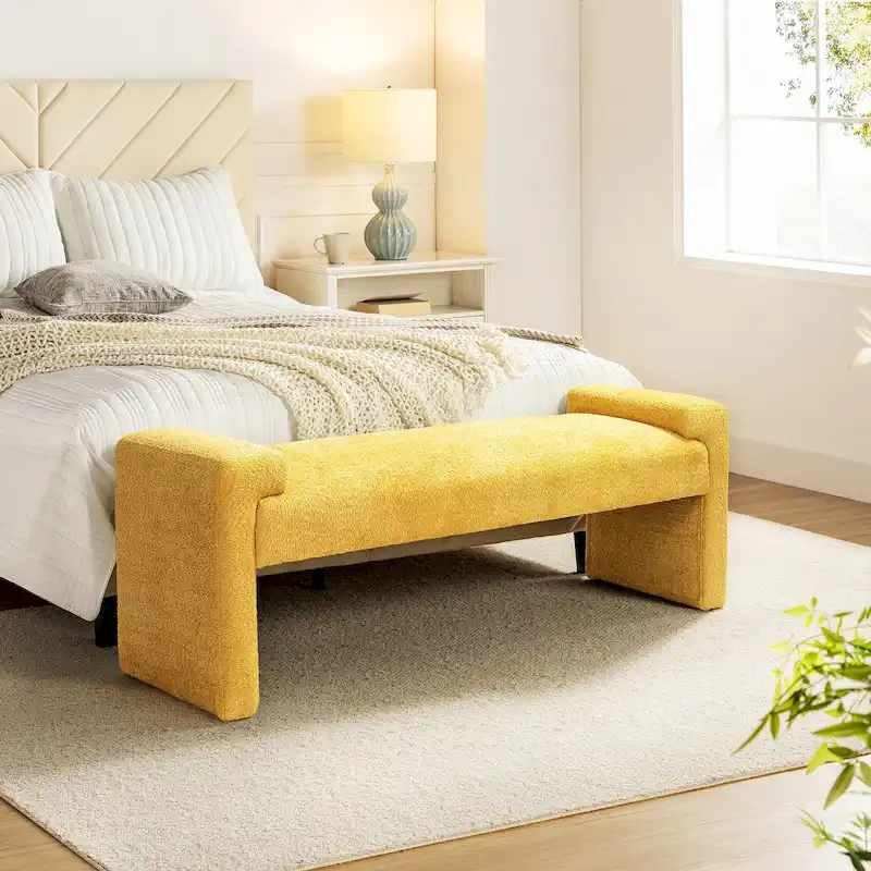 Roland Upholstered Bedroom Bench by HULALA HOME