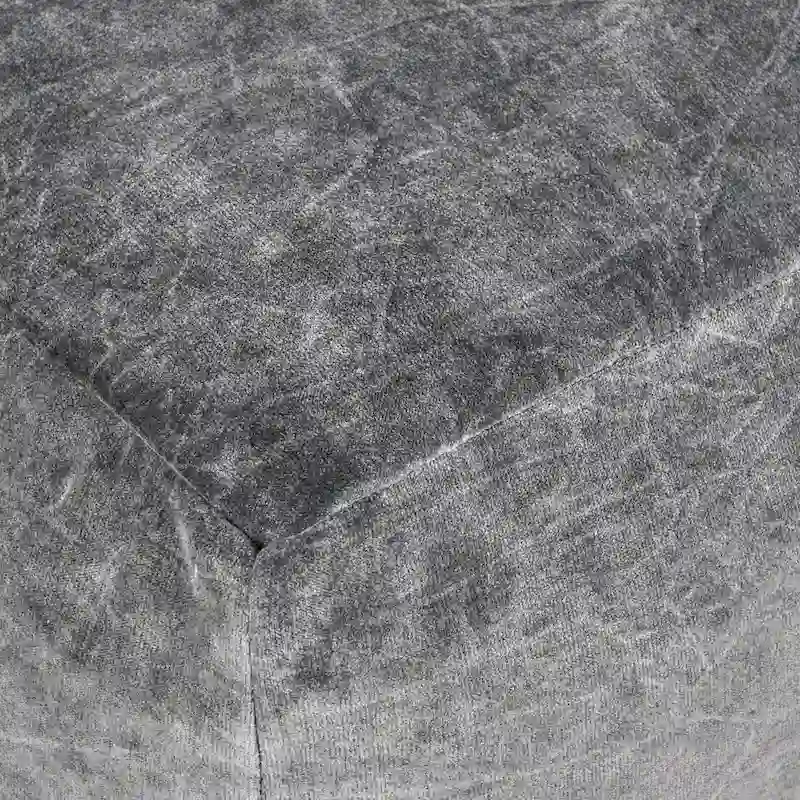 Villa by Classic Home Heirloom 18 Velvet Pouf