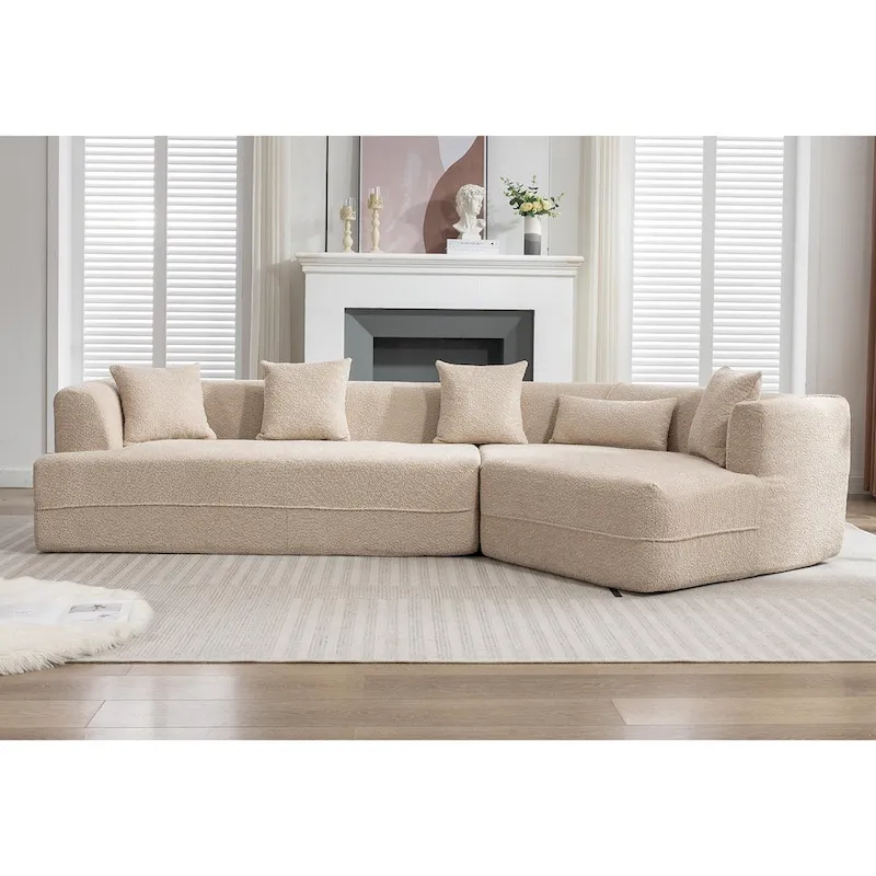 Modular Sleeper Sectional Sofa with Free Combination