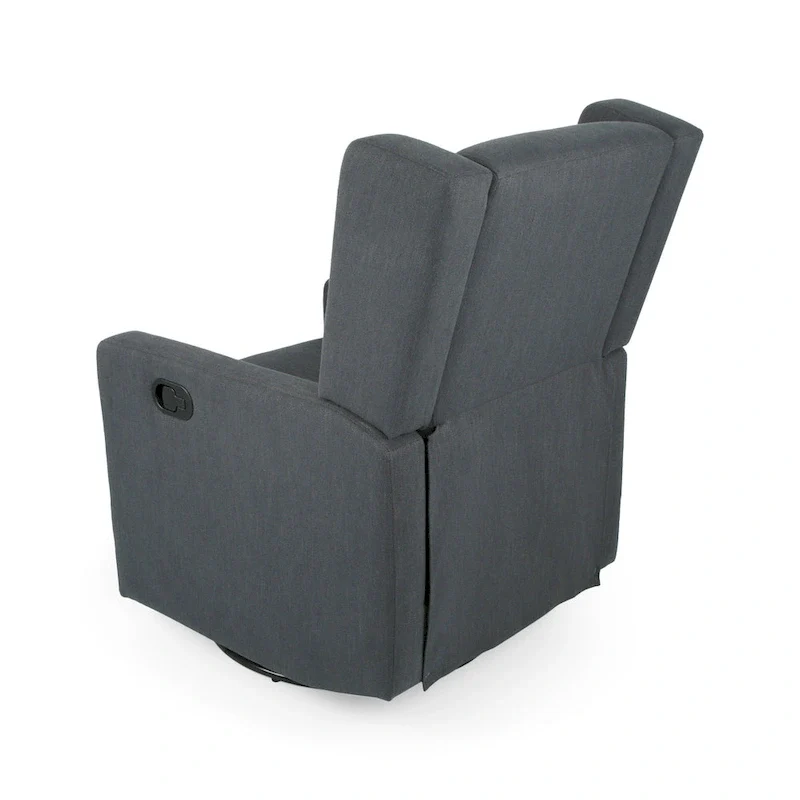 Swivel Glider Recliner, Adjustable Chair with Plush Upholstery