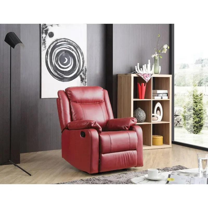 Copper Grove Zug Faux Leather Rocking Recliner