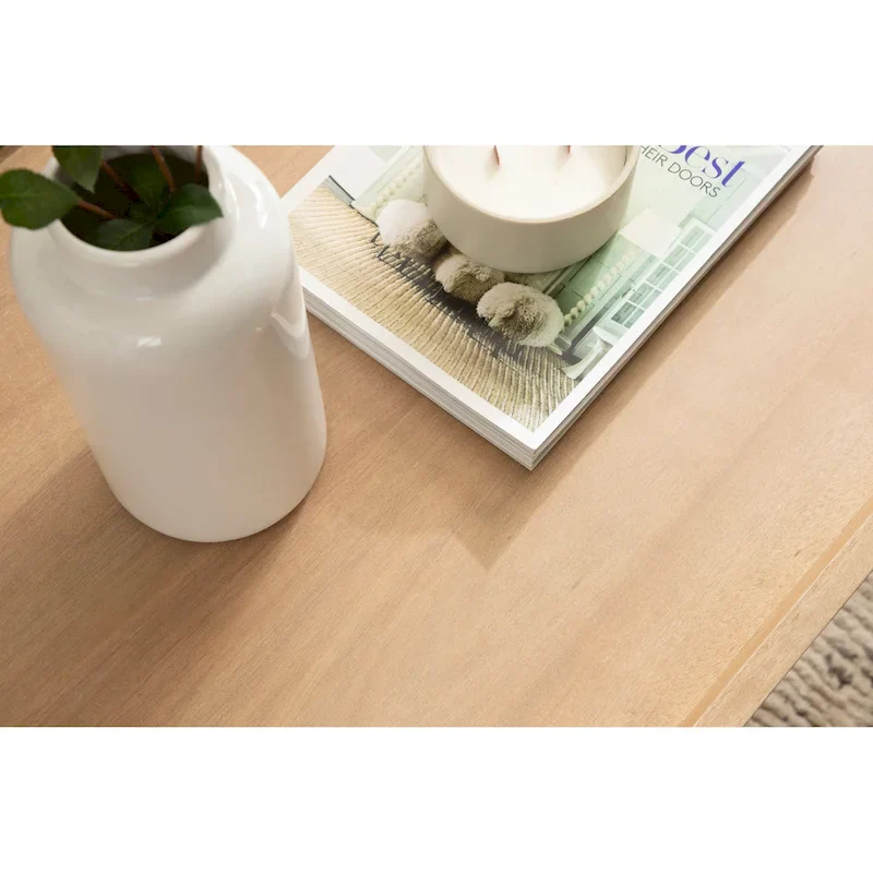 Kate and Laurel Eastmont Rectangle Wood Coffee Table