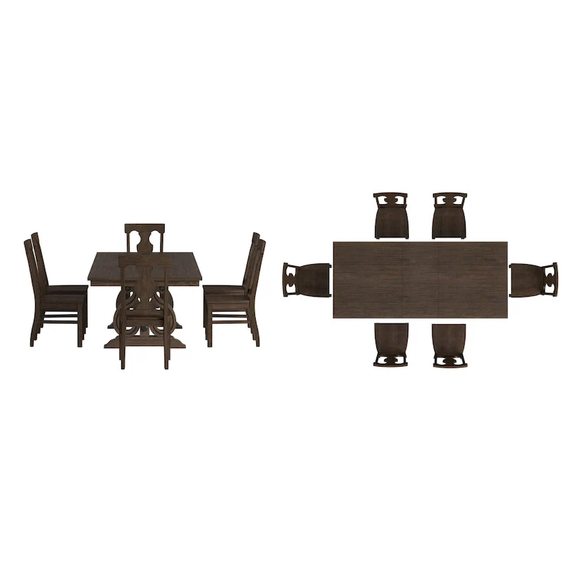 Vikos Wood Extendable Dining Set