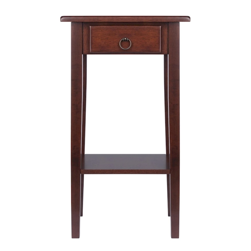 Regalia Accent, Side Table, Walnut - 17W x 14D x 29.50H