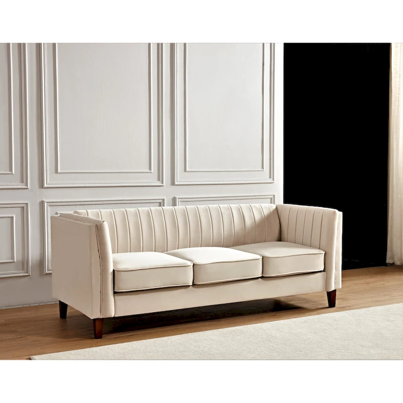 Line Tufted Square Design Sofa